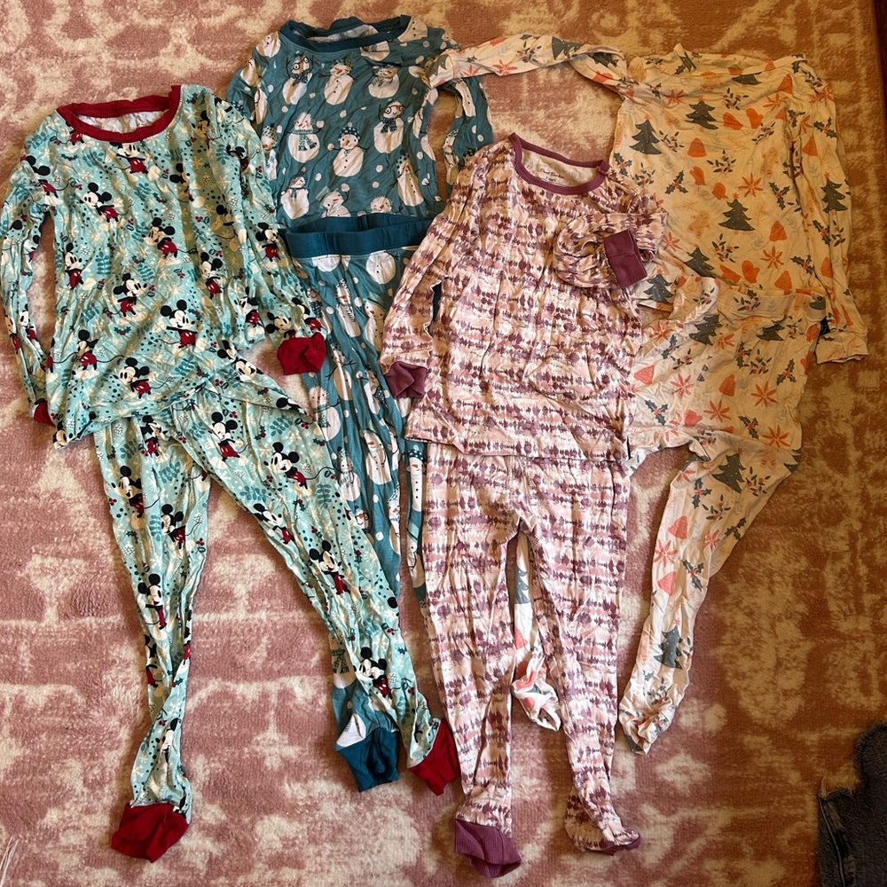 Little Sleepies, sweet bamboo Christmas themed